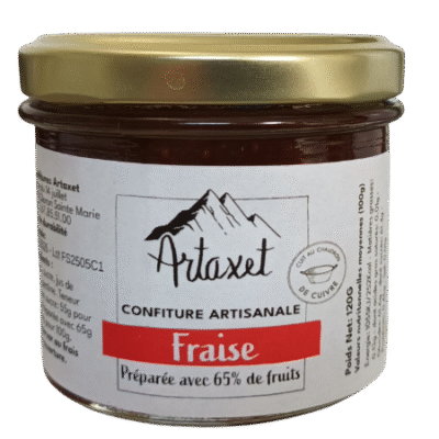 Confiture EXTRA de fraise 120G