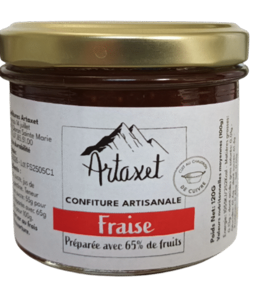 Confiture EXTRA de fraise 120G
