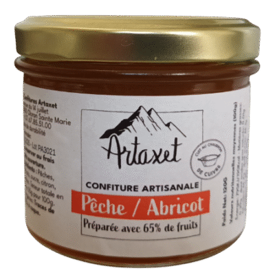 Confiture EXTRA pêche/abricot 120g