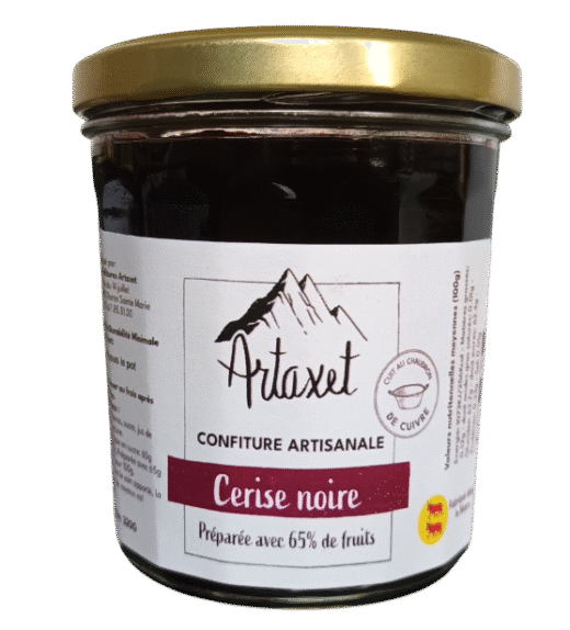 Confiture EXTRA de Cerises Noires - 320g