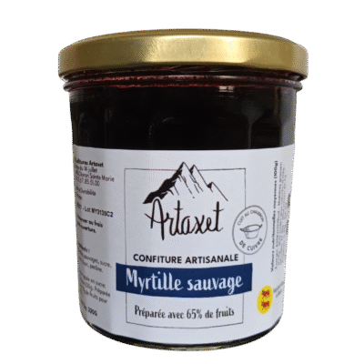 Confiture EXTRA de myrtilles sauvages - 320G
