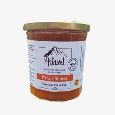 Confiture EXTRA pêche-abricot 320g