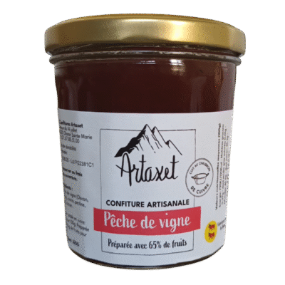 Confiture EXTRA Pêche de vigne - 320G