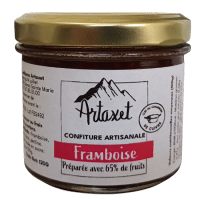 Confiture EXTRA de framboise -120G