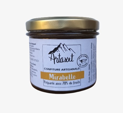 Confiture extra de mirabelle 120G