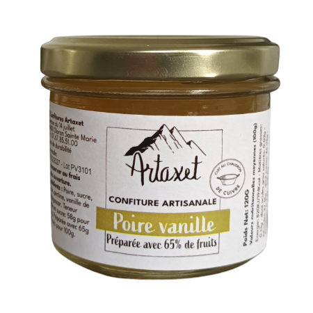 Confiture extra de poire vaille 120g