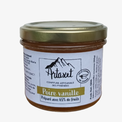 Confiture extra de poire à la vanille - 120G