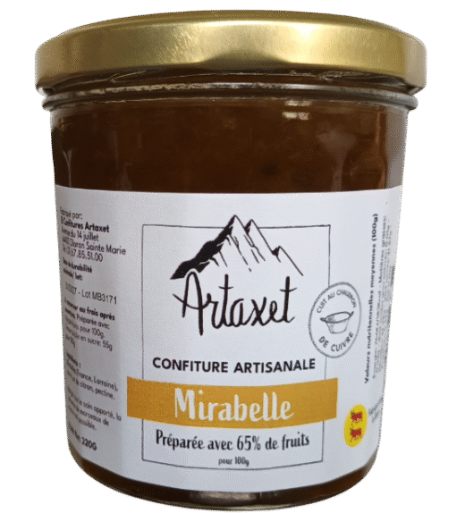 Confiture EXTRA de mirabelle - 320G