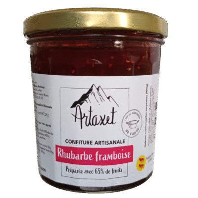 Confiture EXTRA de Rhubarbe Framboise - 320G