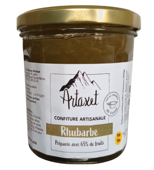 Confiture EXTRA de Rhubarbe - 320G